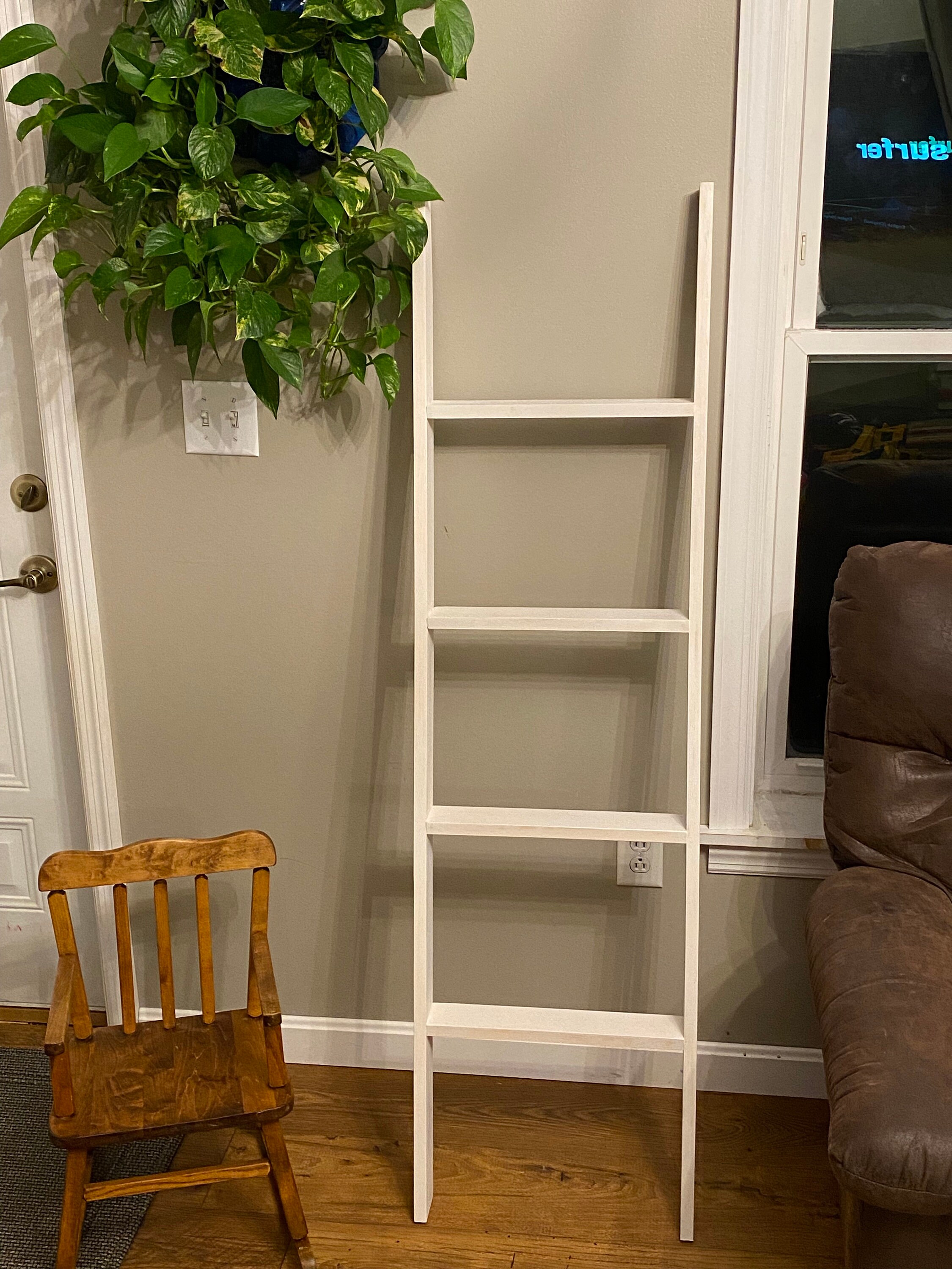Blanket Ladder, Quilt Ladder, Organizer, Farmhouse Blanket Ladder