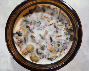 Rustic Handmade Soy Tea Candle - Alpenglow