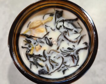 Rustic Handmade Soy Tea Candle - Jasmine Springs