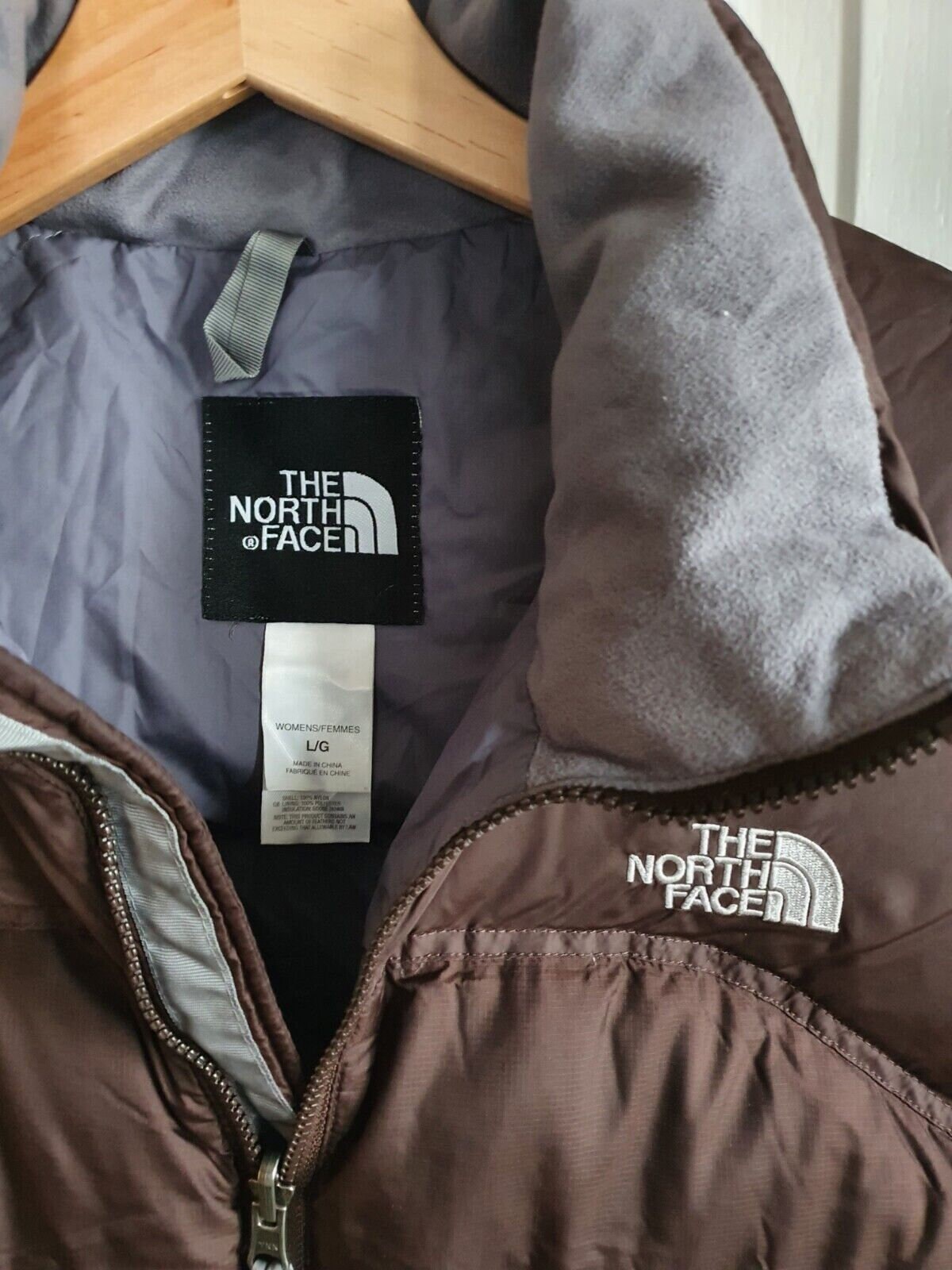 The North Face Brown 700 Down Body Warmer Gilet Size L Etsy