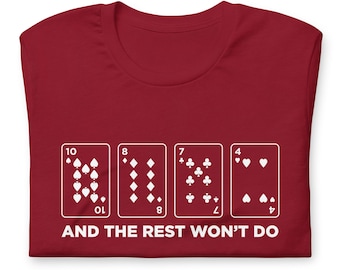 Cribbage Card Game Shirt, Funny Board Gamer Tee