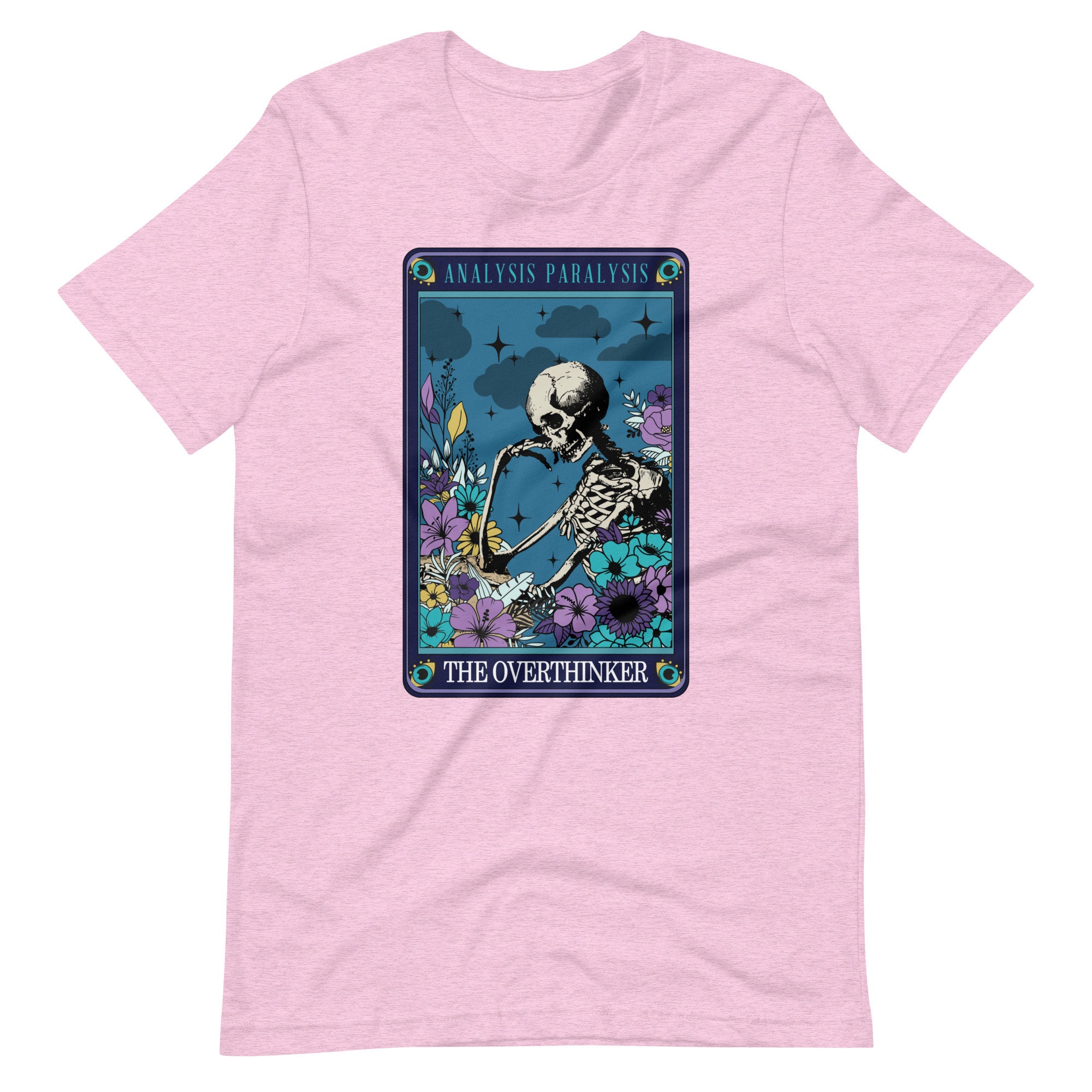 Board Game Shirt the Overthinker Analysis Paralysis Skeleton Funny
