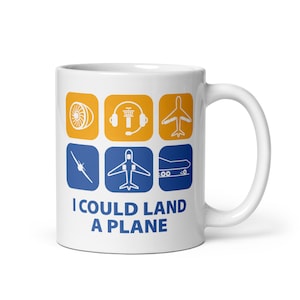 Sky Team Board Game Inspired Mug I Could Land a Plane Unisex Soft Bella + Canvas T-Shirt Board Gamer Gift Unofficial Fan Art