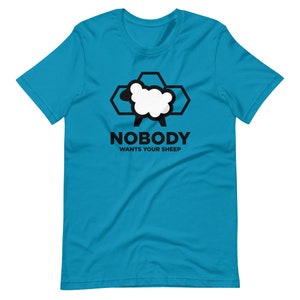 Catan "Nobody Wants Your Sheep" Unisex T-shirt