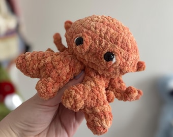 Baby Crab | Handmade Crochet Plushie | Amigurumi Crab