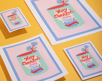 Tony Chachere's Creole Art Print, New Orleans Kitchen Decor