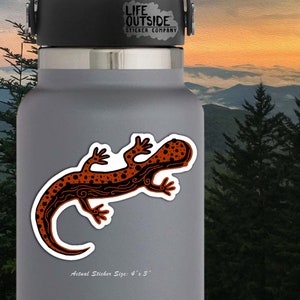 Sidewinder the Salamander Sticker
