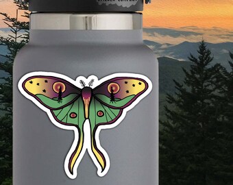 Luna Moth Sticker