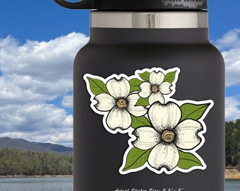 Dogwood Flowers Sticker