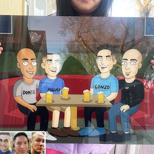 Familien Acryl Brautparty Geschenk, Brautjungfer Geschenke, Verlobungsgeschenke für Paare, Geschenke für Eltern am Hochzeitstag, Einweihungsgeschenk, Guy