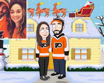 Family style Digital portrait, creative personalized gifts, gift for mom, personalized gift for her, personalized gifts for him, Guy art