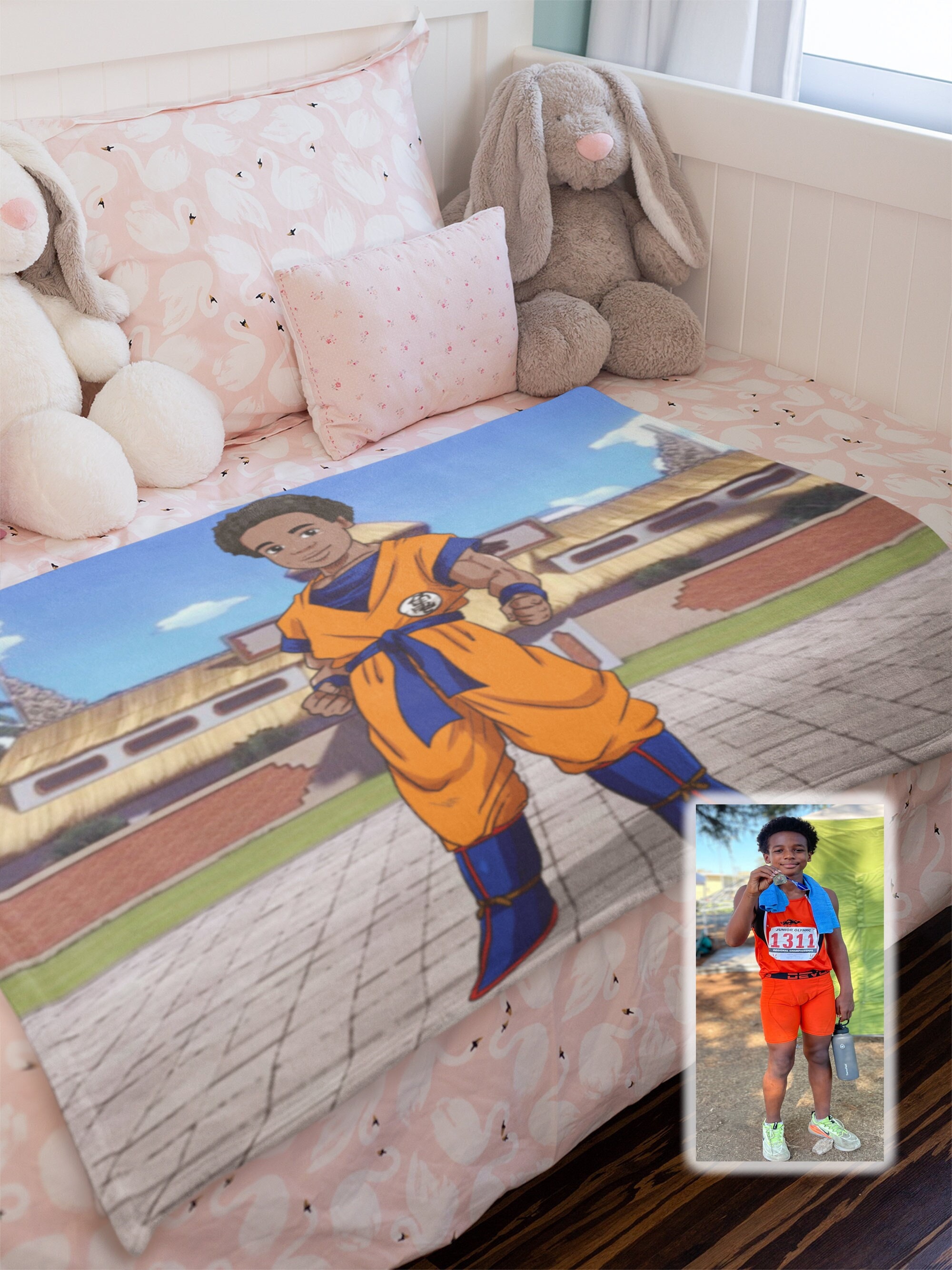 Dragon Ball Z Custom Baby Blanket