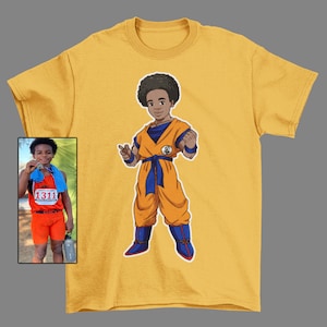 Camiseta personalizada con retrato familiar estilo dragón, camisas de dibujos animados, regalos personalizados de camisas manga anime, regalo para novio, caricatura, regalos de pareja