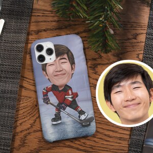 Custom iphone Case, Personalized Phone Case, Caricature phone case, Google pixel phone case, Samsung case, Golf, Hockey, Ping Pong