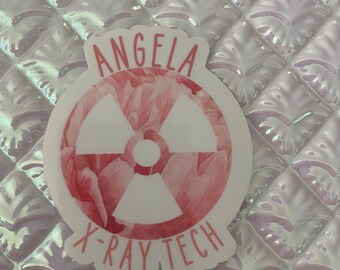 ¡Pegatinas personalizadas de rayos X o CT Tech!