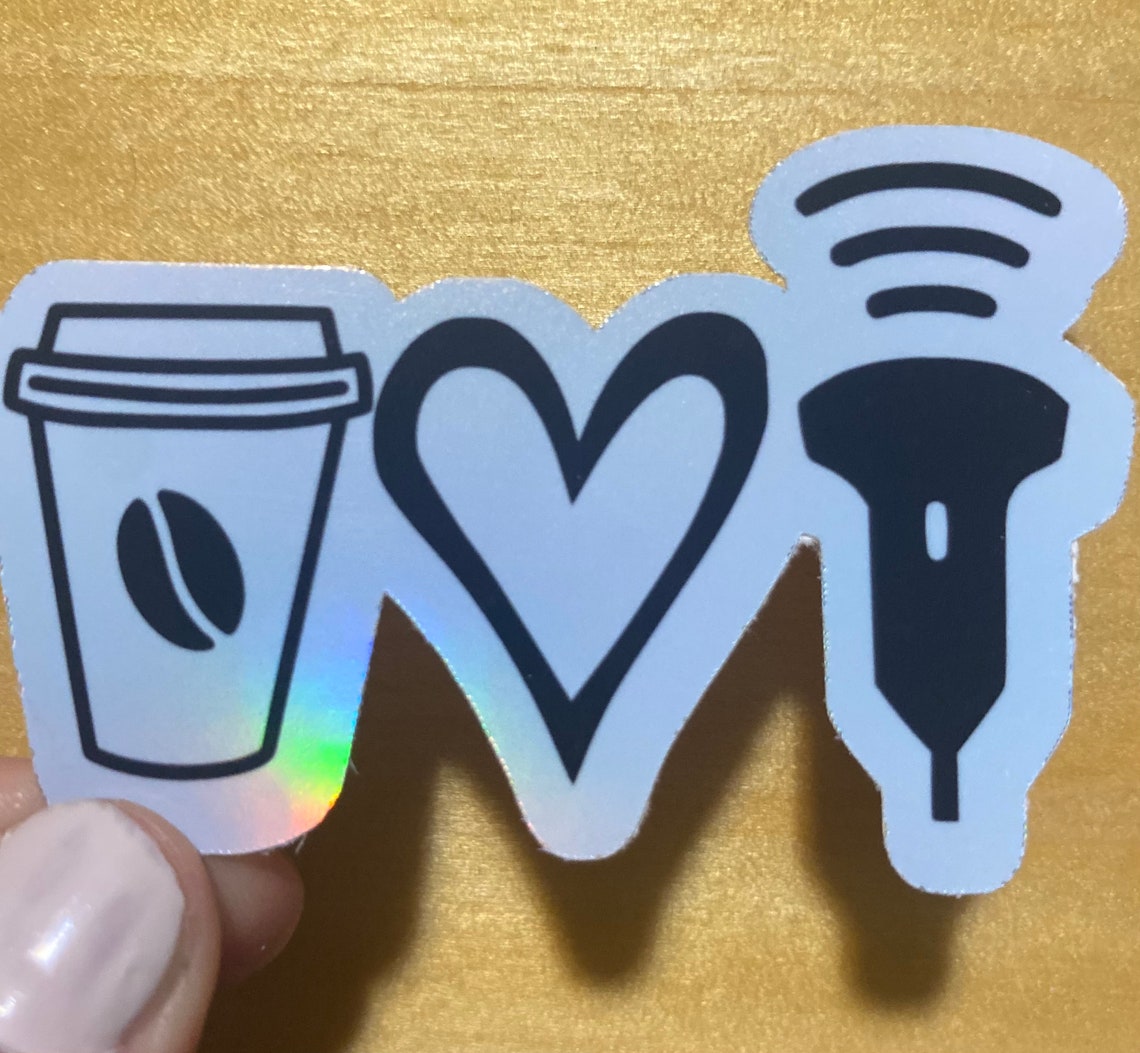Sonography Sticker - Etsy