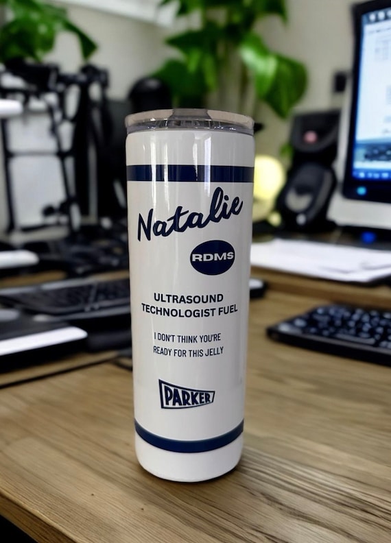 Personalized Aquasonic Ultrasound Gel Sonographer 20oz Travel Tumbler!