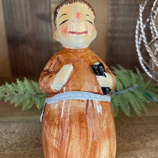 Vintage Lefton Friar monk figurine