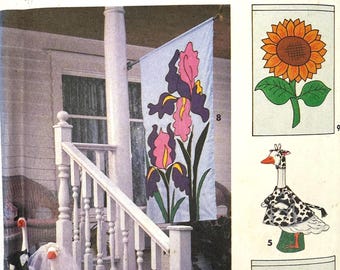 Simplicity Crafts 8464 Porch Goose Outfit Outdoor Flags Uncut