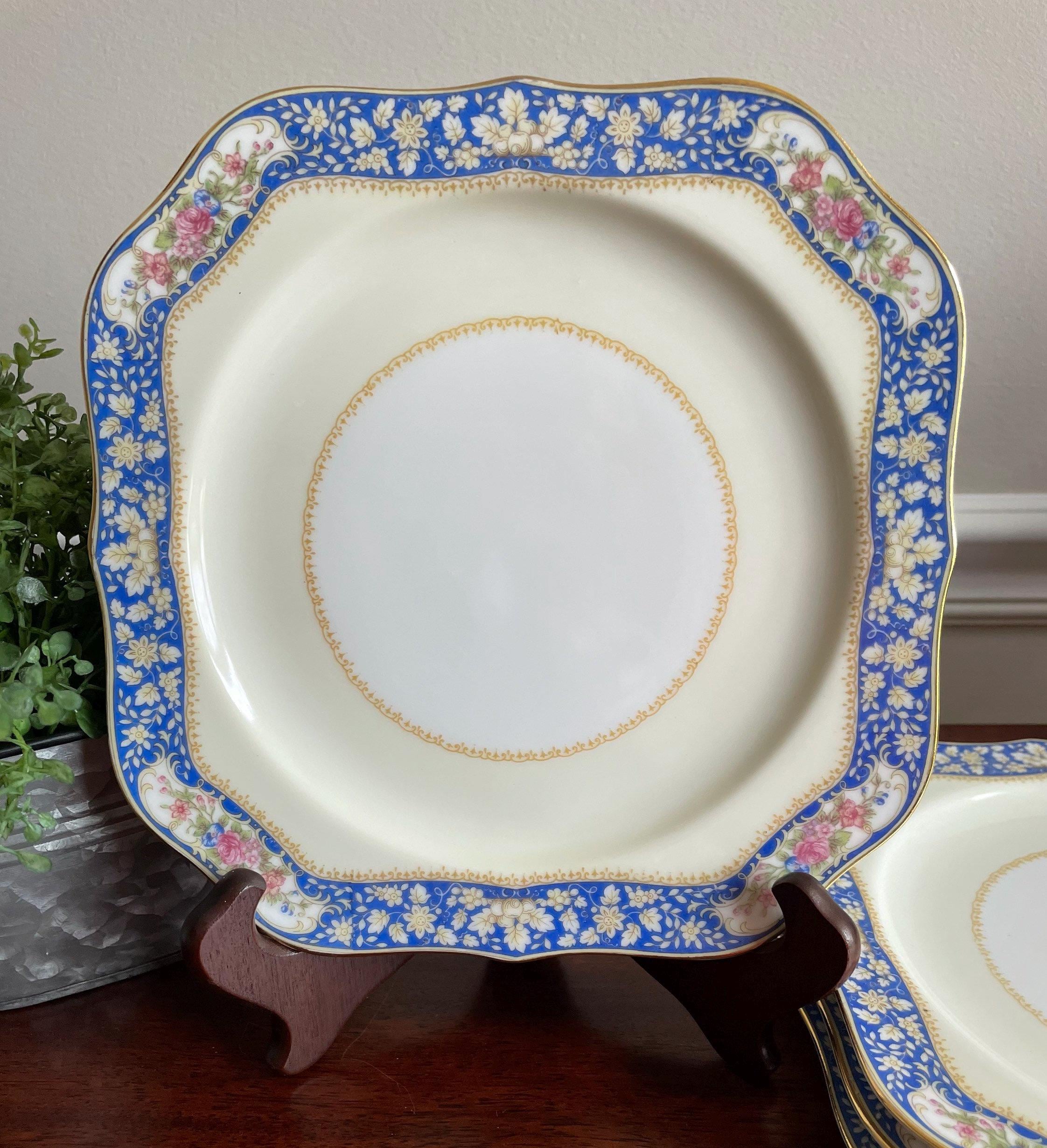 Noritake Gold Square Plates - Etsy