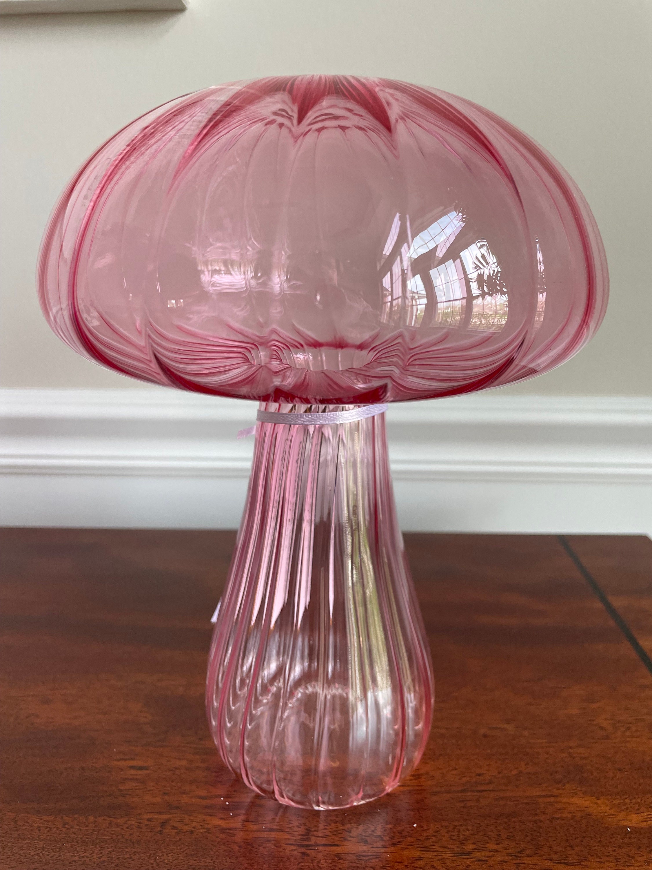 Cupcakes and Cashmere Pink Glass Mushroom Decor 9 - Etsy