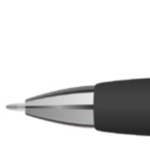 Può includere: Una penna bianca con un'impugnatura in gomma nera e una clip argentata. La penna ha il testo "Alan Finance Tutorials" e un logo di YouTube stampato. Il testo recita "Here to help with your everyday accounting needs."