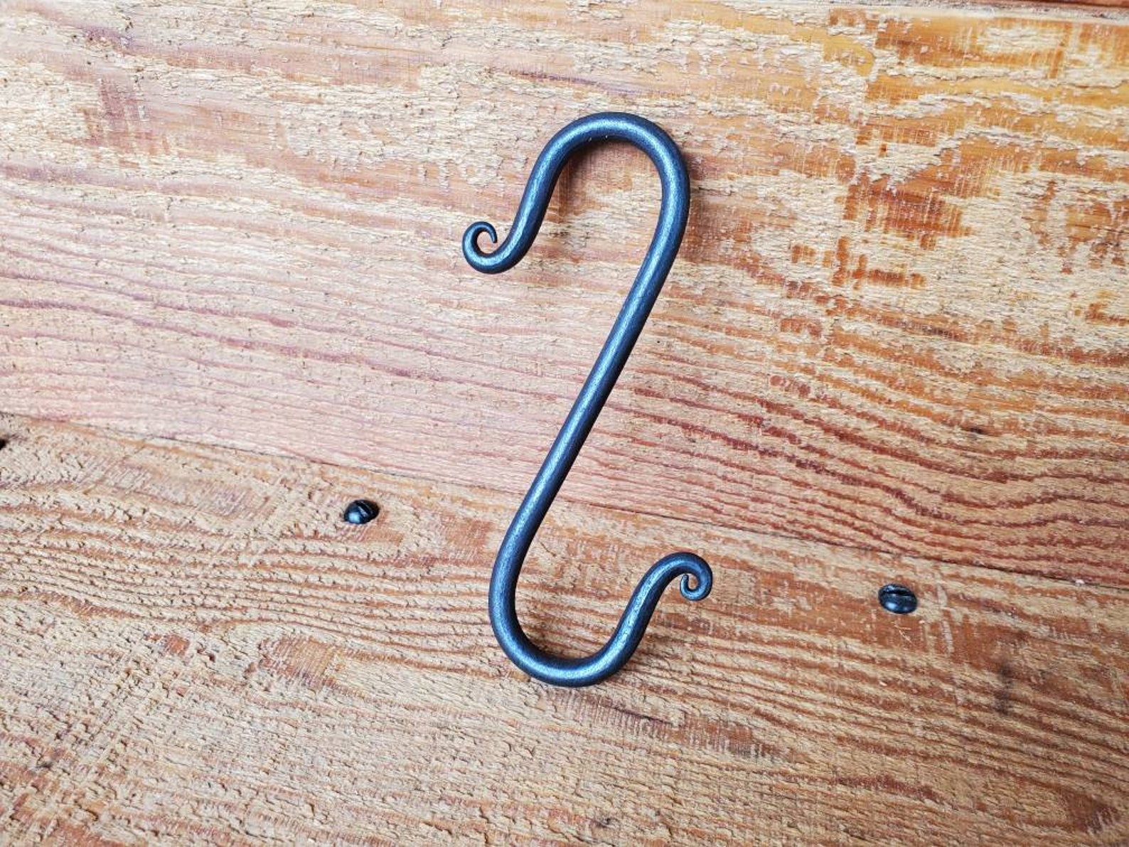 Hand Wrought Iron S Hooks for Home and Garden / Sturdy Etsy