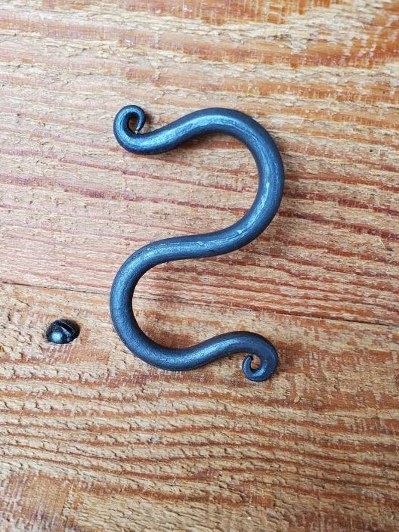 Hand Wrought Iron S Hooks for Home and Garden / Sturdy Etsy