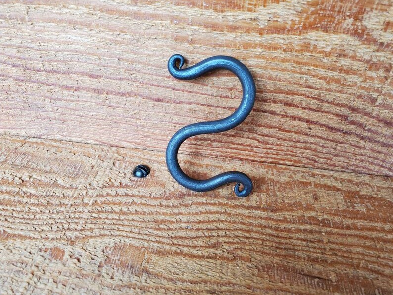 Hand Wrought Iron S Hooks for Home and Garden / Sturdy Etsy