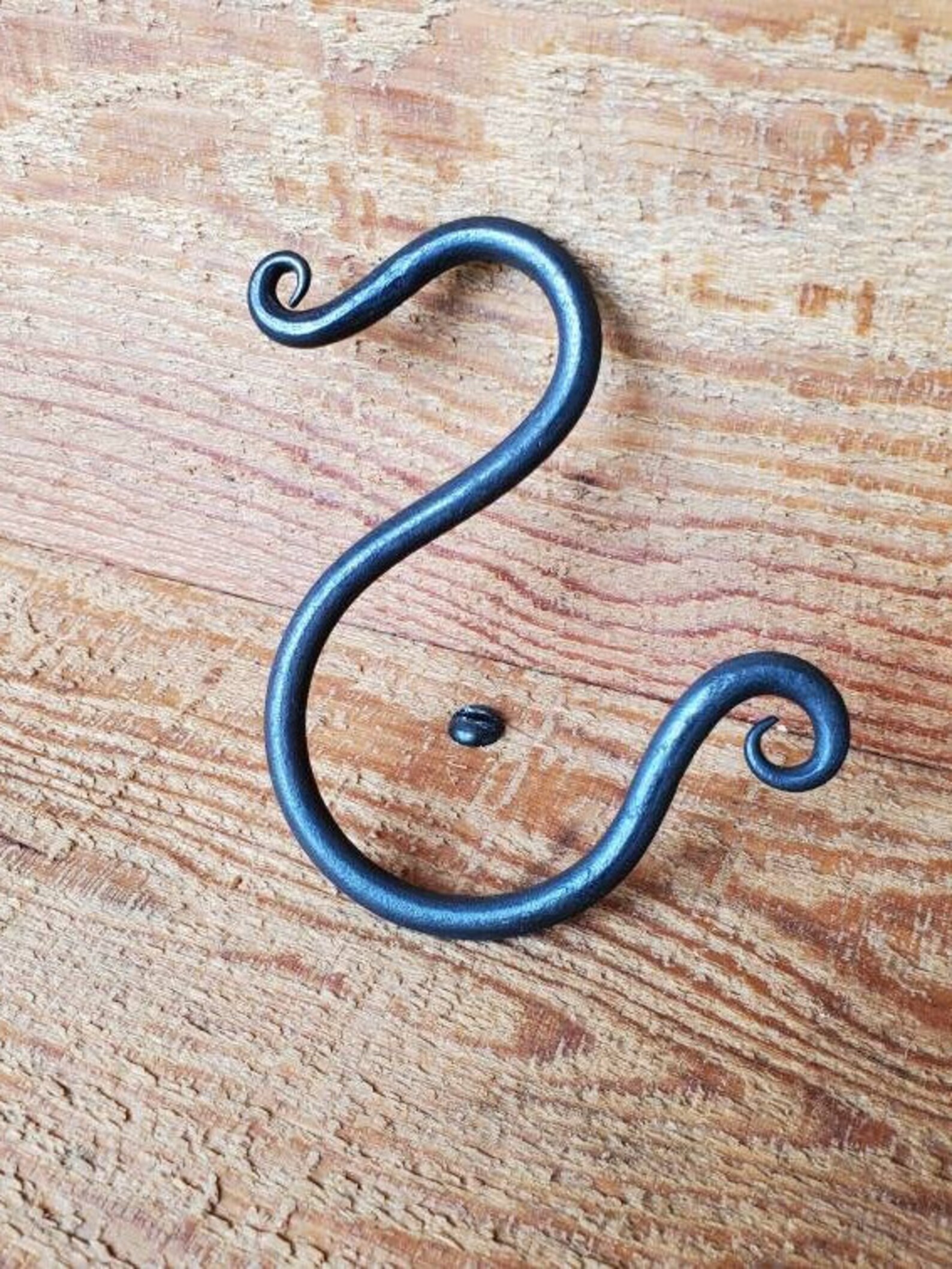 Hand Wrought Iron S Hooks for Home and Garden / Sturdy Etsy