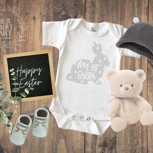 My First Easter SVG, Baby Milestone Easter Bunny SVG