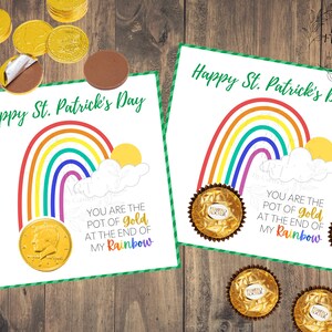 Biglietti porta caramelle per bambini per il giorno di San Patrizio