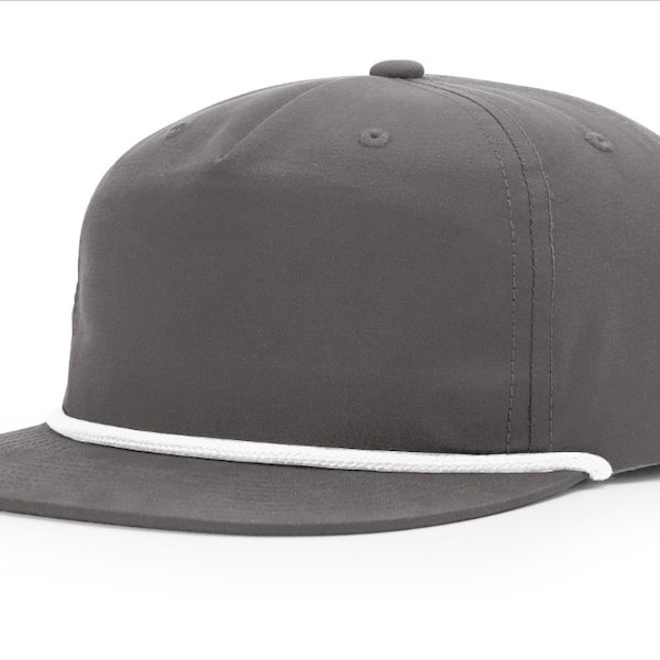 White Blank Rope Hat Etsy