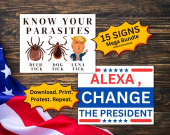 Mega Bundle di 15 cartelli di protesta / Poster ad alta risoluzione "No Kings I" / Download immediato JPEG + PDF / Cartelli per marcia e raduno / Diverse dimensioni