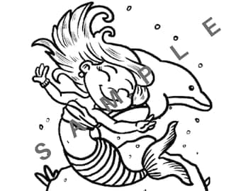 Mermaid Coloring Pages - 44 Printable & Digital Coloring Pages