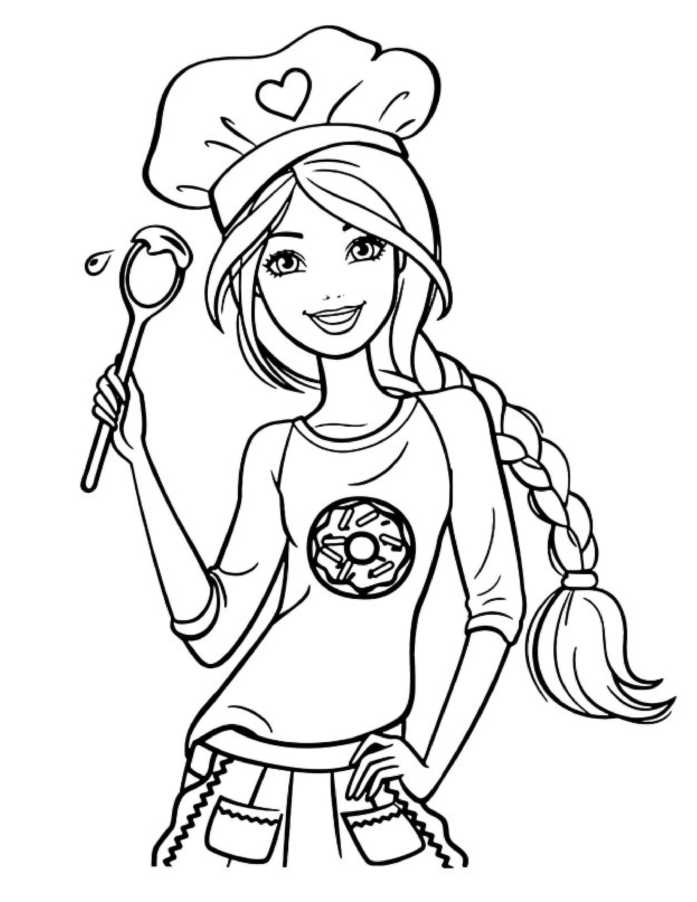 PRINTABLE Barbie Coloring Pages 30 Pages 