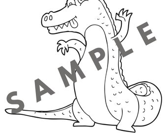 PRINTABLE - Zoo Animals Coloring Pages - 30 pgs