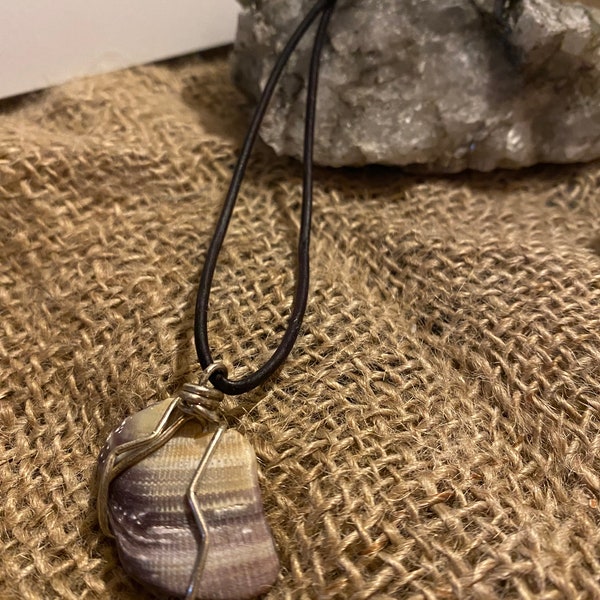 Ocean Tumbled Quahog Necklace