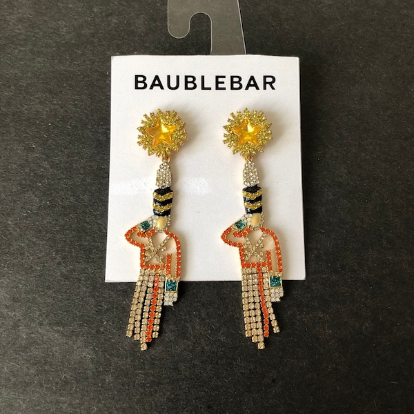 Baublebar rhinestone honor guard earrings jewelry