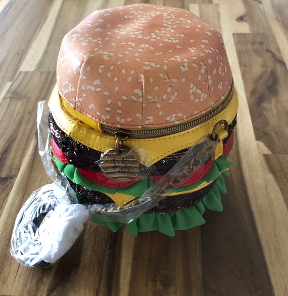 Nice Buns Cheeseburger Burger Crossbody Betsey Johnson Kitsch Bag Etsy Australia