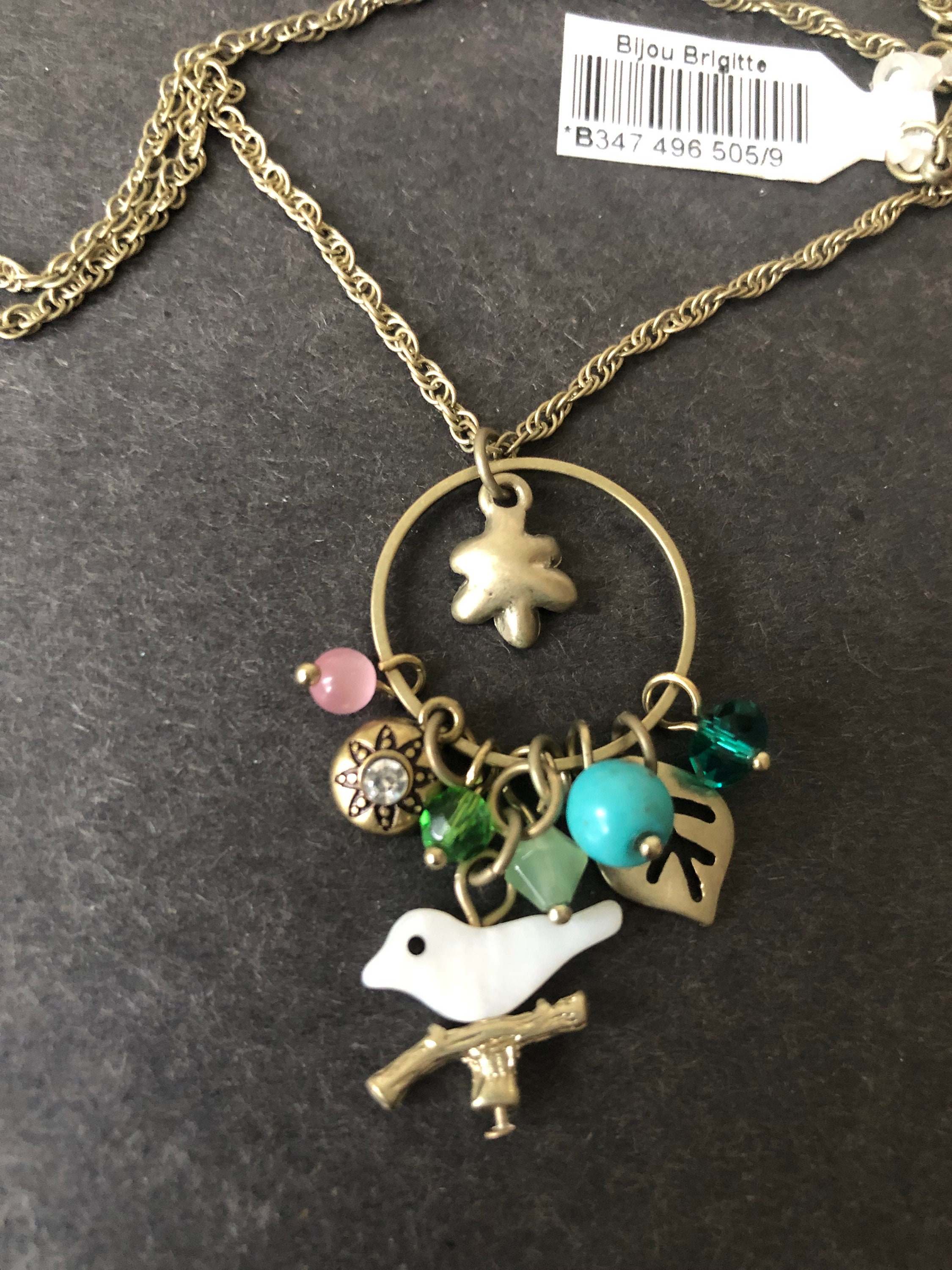 Bijou Brigitte Seashell Bird Necklace Jewelry Etsy UK