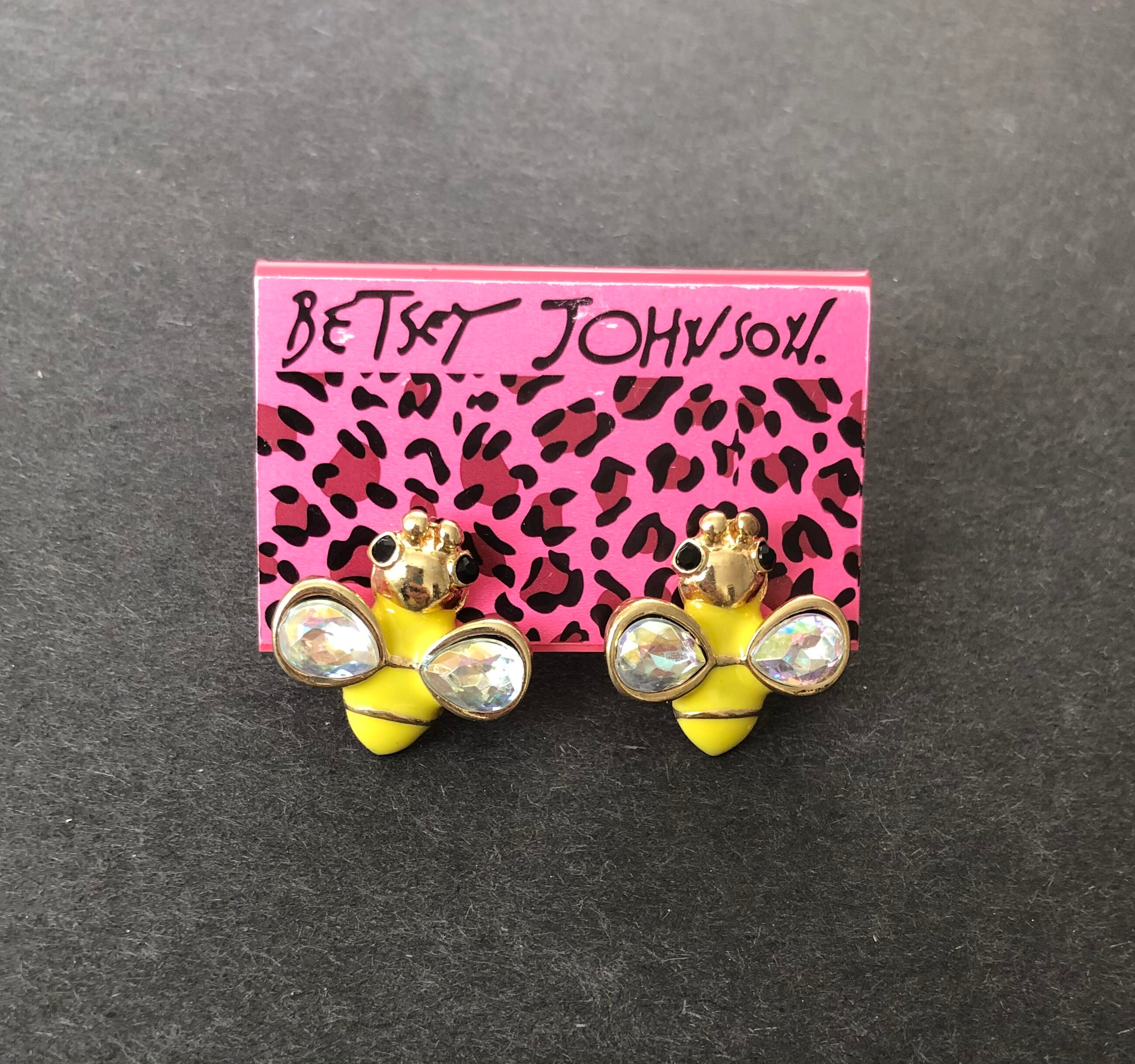 Betsey johnson bee earrings best sale