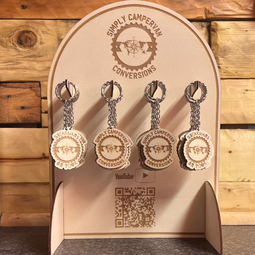 Personalised Keyring Stand Etsy UK