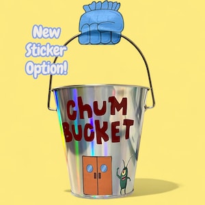 1 pc - Chum Bucket Inspired Small Tin Pail