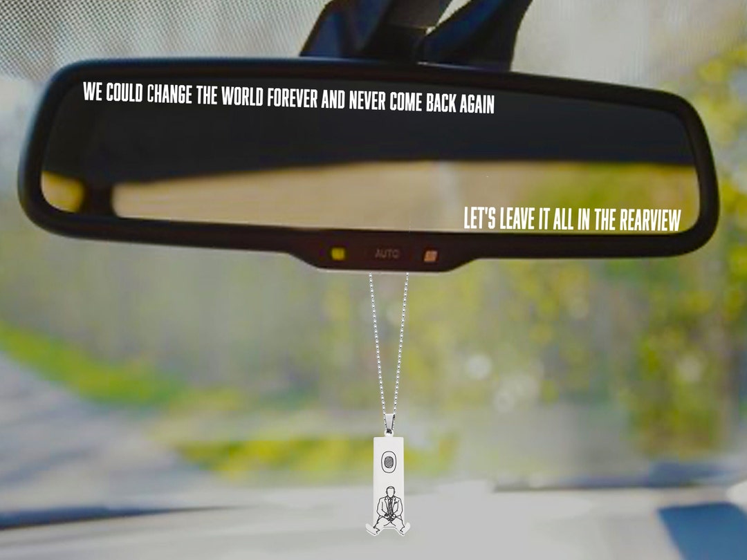 Objects in the Mirror Mac M. Rearview Mirror Vinyl Decal Etsy