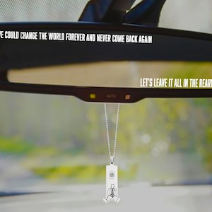 Objects in the Mirror - Mac M. Rearview Mirror Vinyl Decal