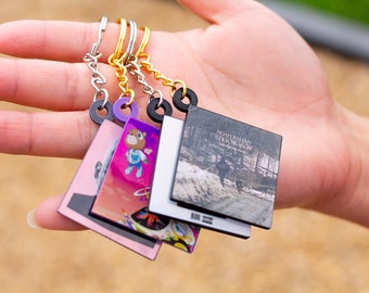 Custom Image Multicolor x Album Cover Keychain