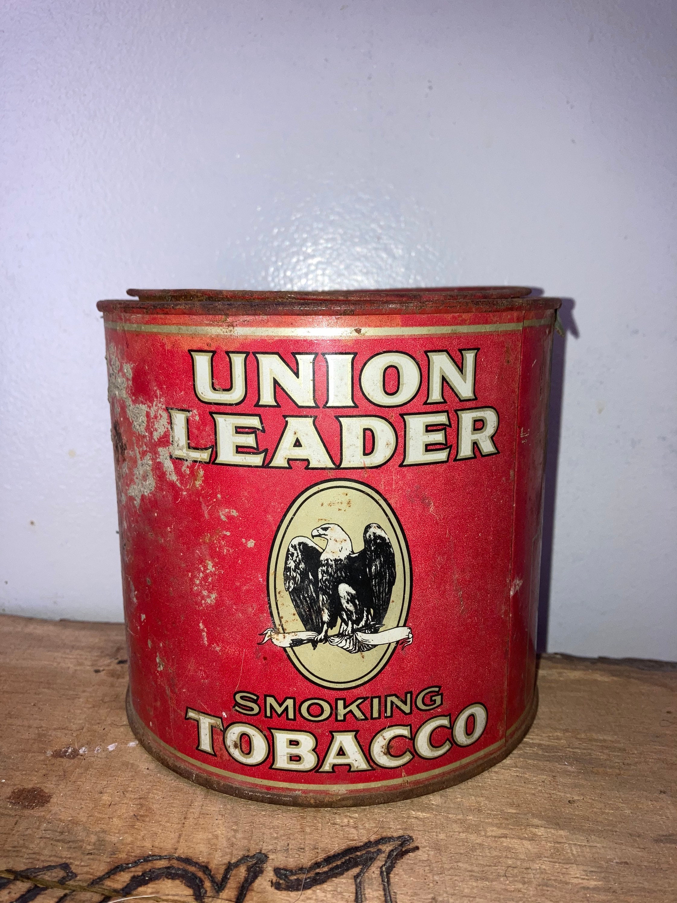 Union Leader Tobacco Tin