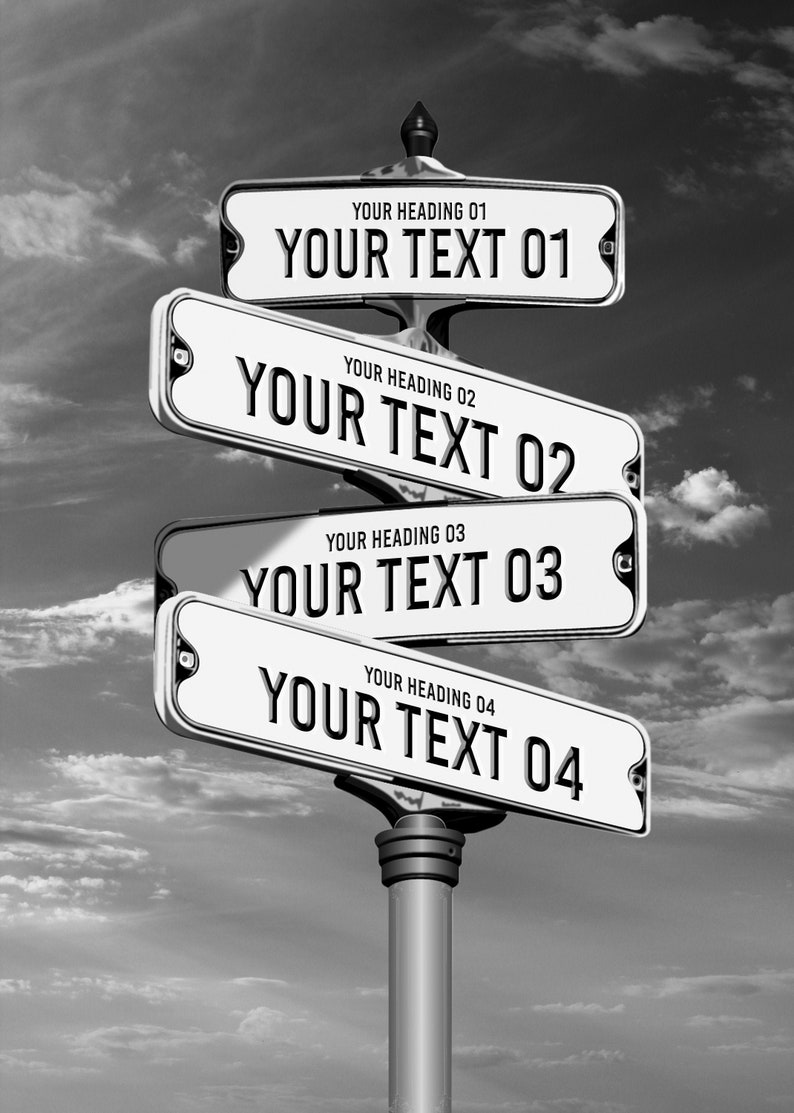 Personalized Street Sign Multiname Custom Canvas Wall Art Etsy