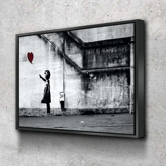 Banksy Prints Banksy Canvas Art Banksy Prints for Sale Etsy